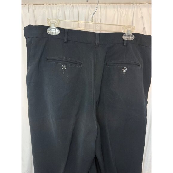 L.L.Bean Women's Black Dress Pants Medium Tall 14 100% Polyester - Picture 6 of 7